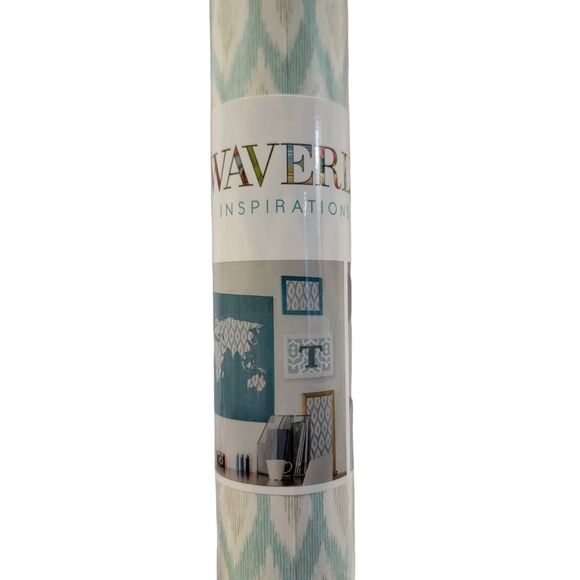 Waverly Inspirations DIY and Decor Solid #95159 Sky Lattice Paper Roll 10 Feet - Picture 1 of 7